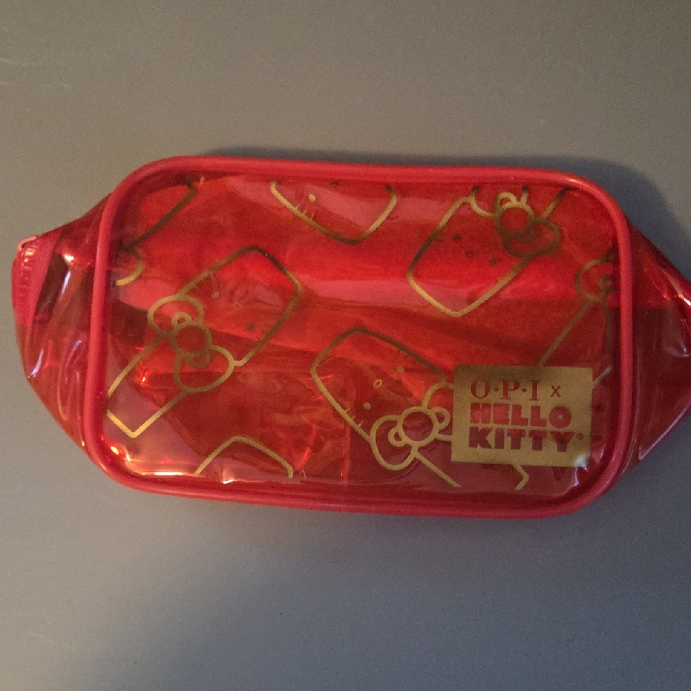 OPI x Hello Kitty Red Cosmetic Bag